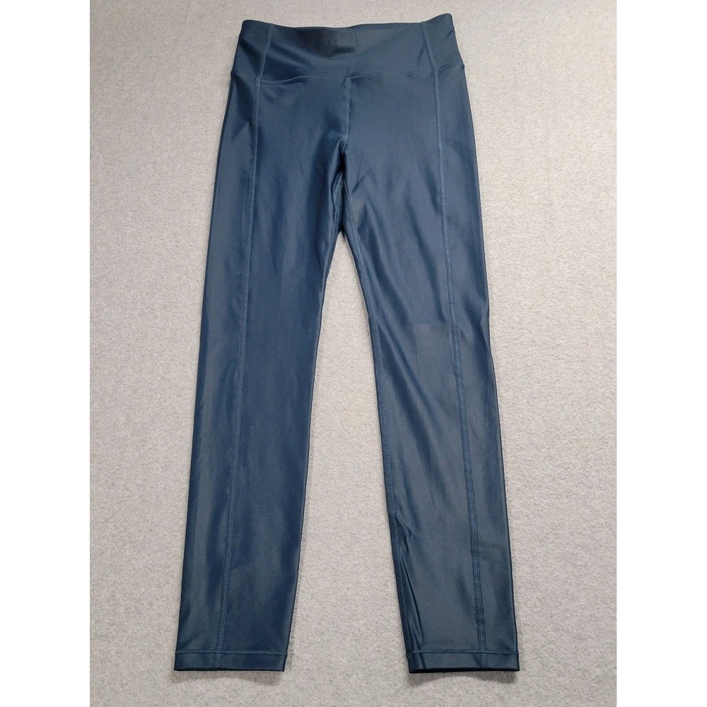 Sweaty Betty High Shine 7/8 Leggings Teal Blue High Waist‎ Workout Tights S